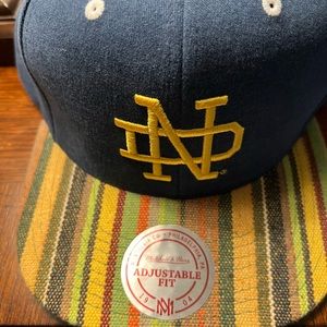 Notre Dame baseball hat RARE and new with tags.  Mitchell & Ness